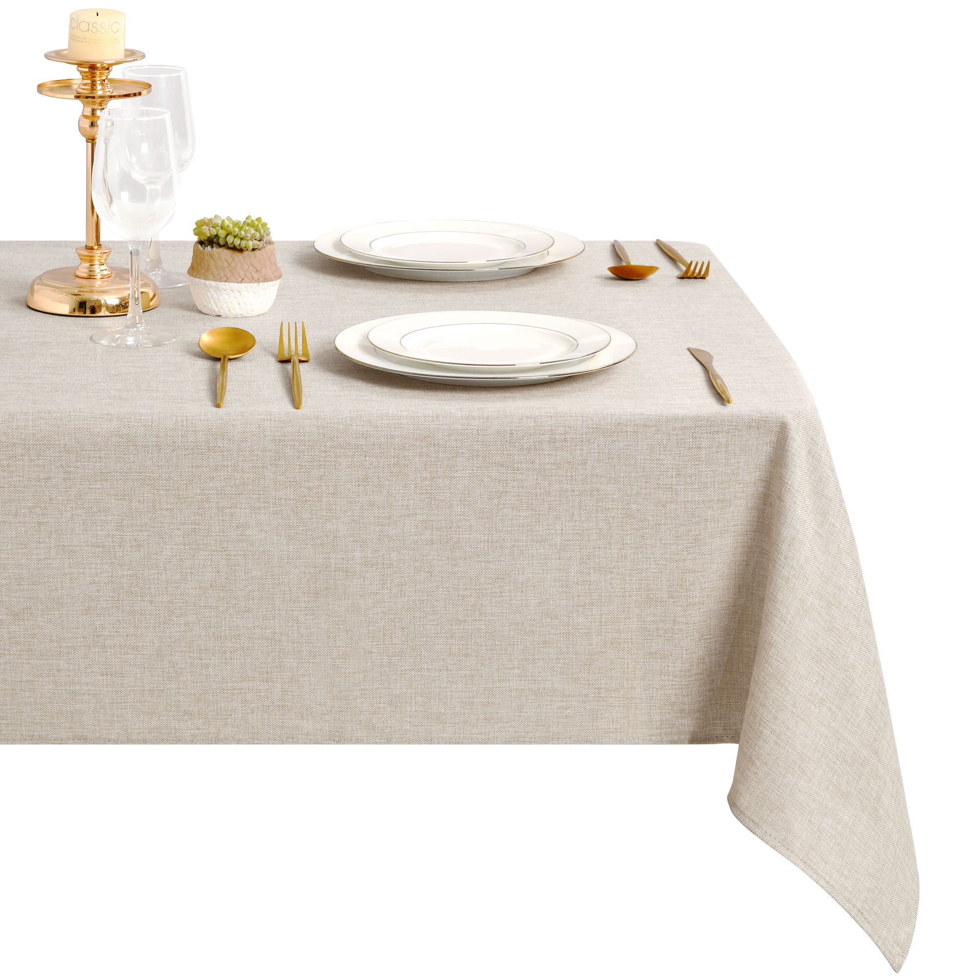 DWCN Linen Tablecloth