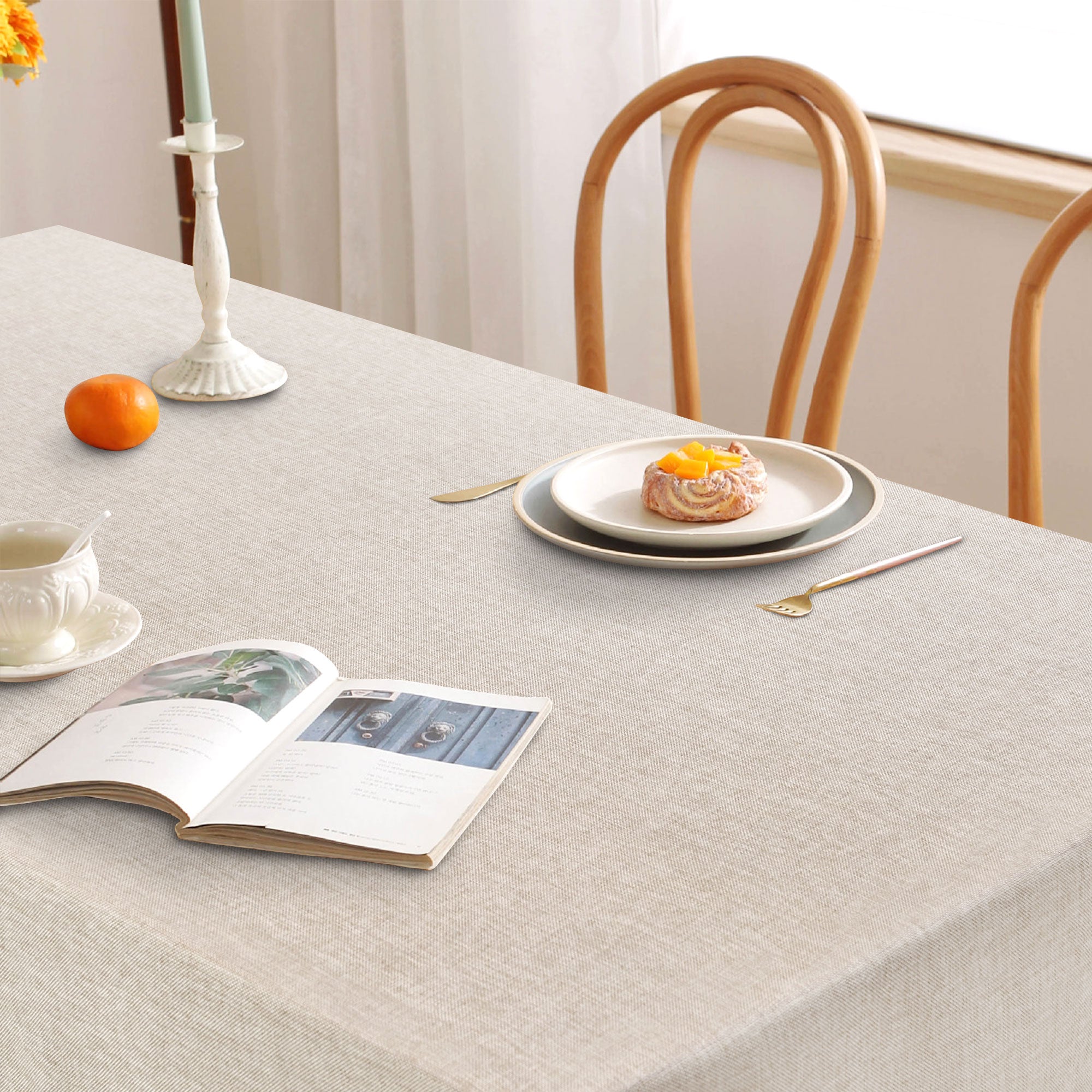 DWCN Linen Tablecloth